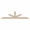 Ekena Millwork Saratoga Smooth Timber Gable Bracket, Douglas Fir, 108"W x 27"H x 1 1/2"D x 5 1/2"F, 6/12 Pitch GBW108X27X0206SAR00SDF - alternate 1